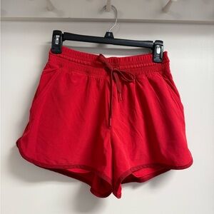 Abercrombie Cranberry shorts.